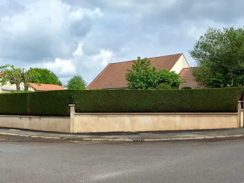 Peinture d'un mur de clôture – avant travaux