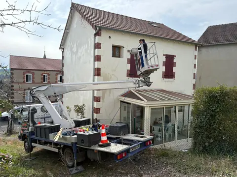 Ravalement d'une maison avec véranda – avant travaux